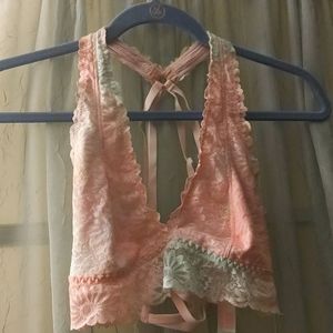 3/$15 CLOSET SALE PINK Strappy Back Bralette M